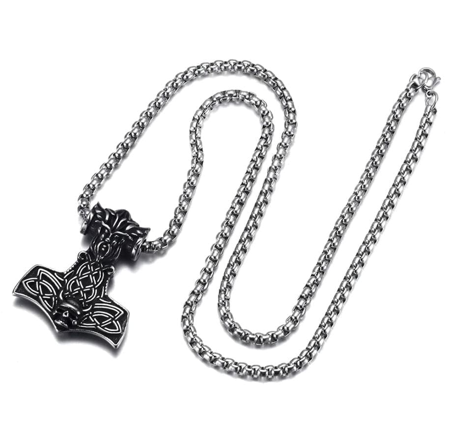 Viking Thor's Hammer Necklace 4 Viking Thor's Hammer Necklace - Image 4