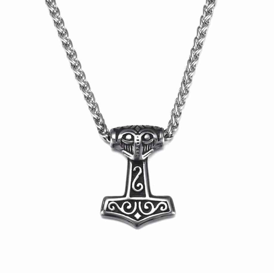 Viking Thor's Hammer - Power Style Necklace 1 Viking Thor's Hammer - Power Style Necklace
