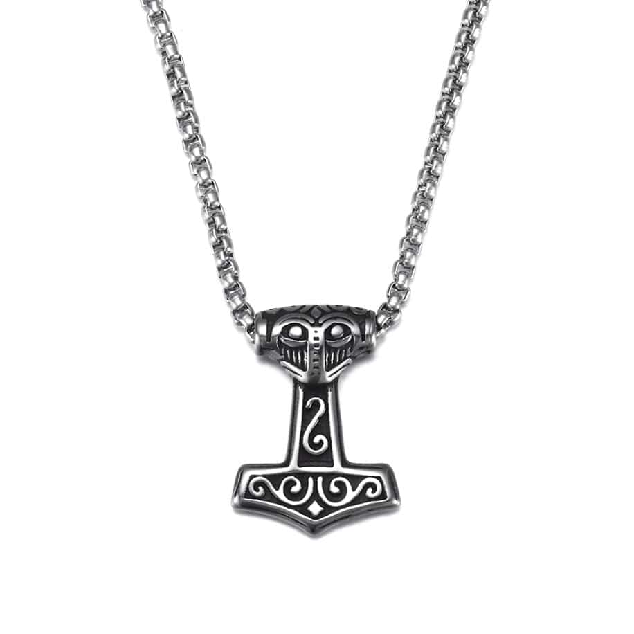 Viking Thor's Hammer - Power Style Necklace 3 Viking Thor's Hammer - Power Style Necklace - Image 3
