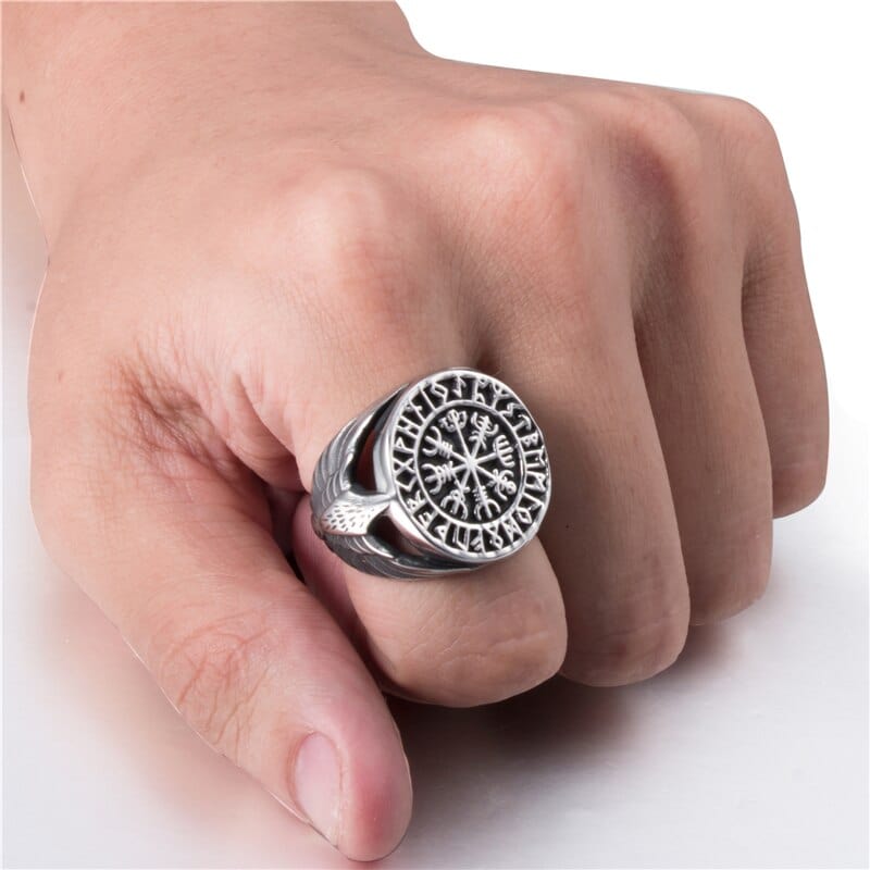 Viking Vegvisir Ring 4 Viking Vegvisir Ring - Image 4