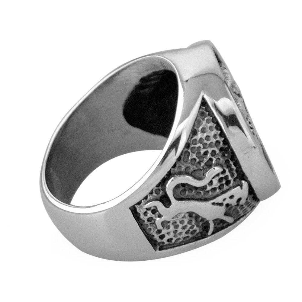 Viking Wolf Fenrir Ring 2 Viking Wolf Fenrir Ring - Image 2