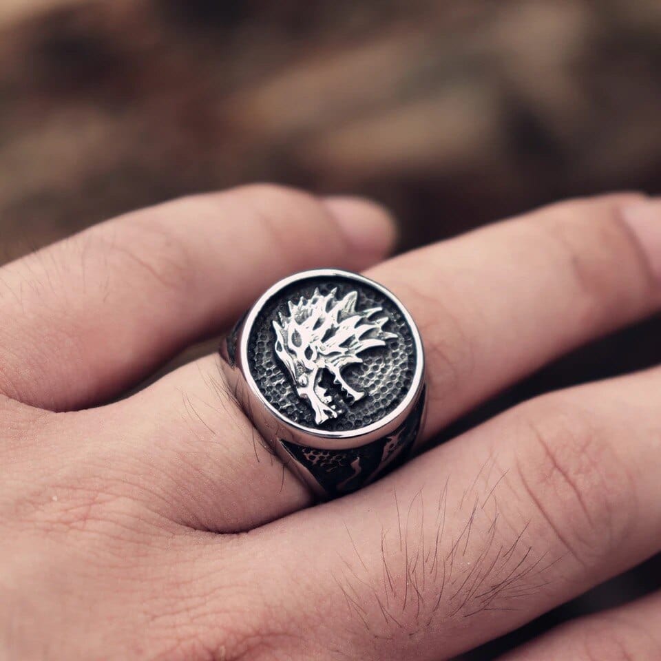 Viking Wolf Fenrir Ring 3 Viking Wolf Fenrir Ring - Image 3